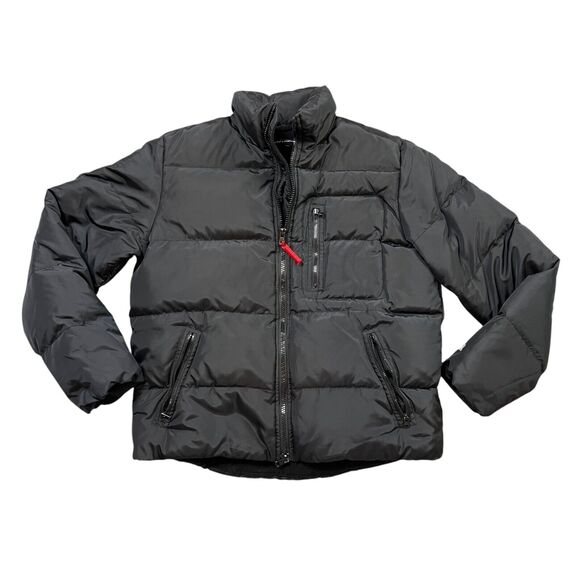 Ralph Lauren Sport Womens 90 (US S) Black Down Insulated Puffer Full Zip Winter - Picture 1 of 13